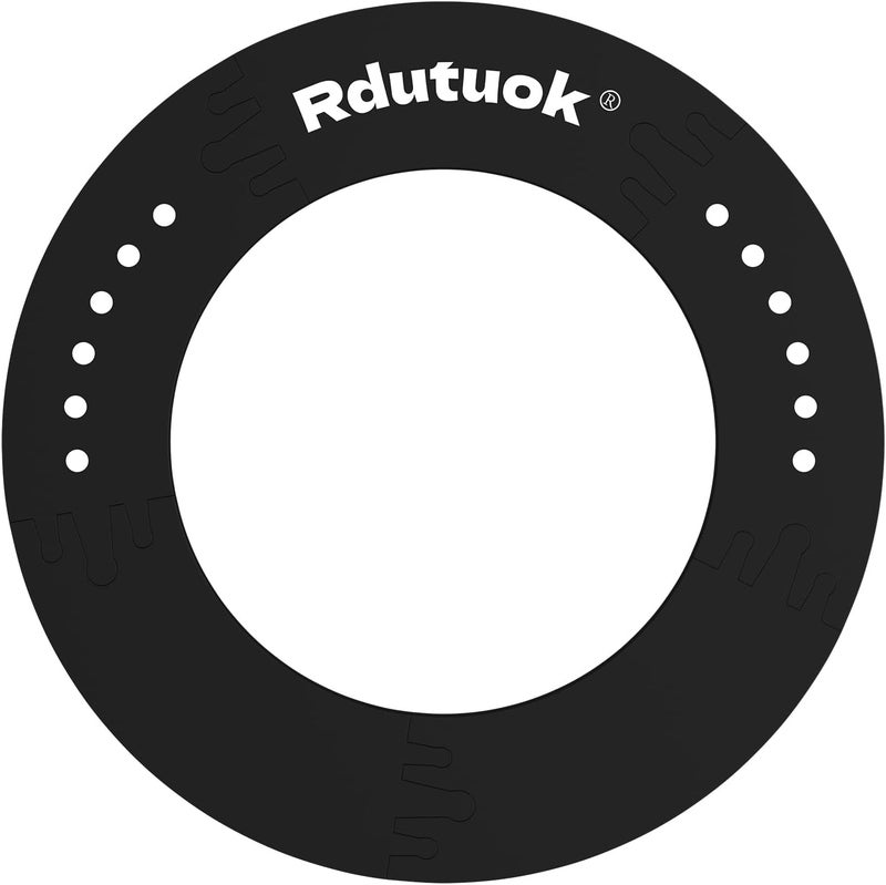 Rdutuok Dart Board Surround Ring,5Pcs Splicing Dart Board Wall Protector,Dartboard Eva Backboard Wall Surround for Standard Size Dartboards Prevent Wall Damage with The Wall Protector Plate - Image 1